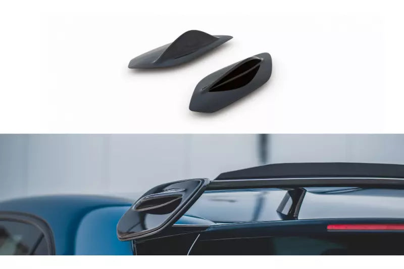 Maxton Design Spoiler Erweiterung für Mercedes A35 AMG W177 Hochglanz schwarz – Ansicht 1