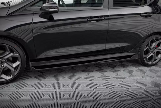 Maxton Design Seitenschweller (Paar) V.1 für Ford Fiesta ST Mk8 Hochglanz schwarz – Ansicht 1