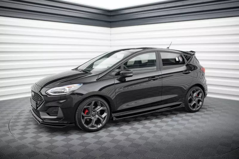 Maxton Design Seitenschweller (Paar) V.1 für Ford Fiesta ST Mk8 Hochglanz schwarz – Ansicht 2