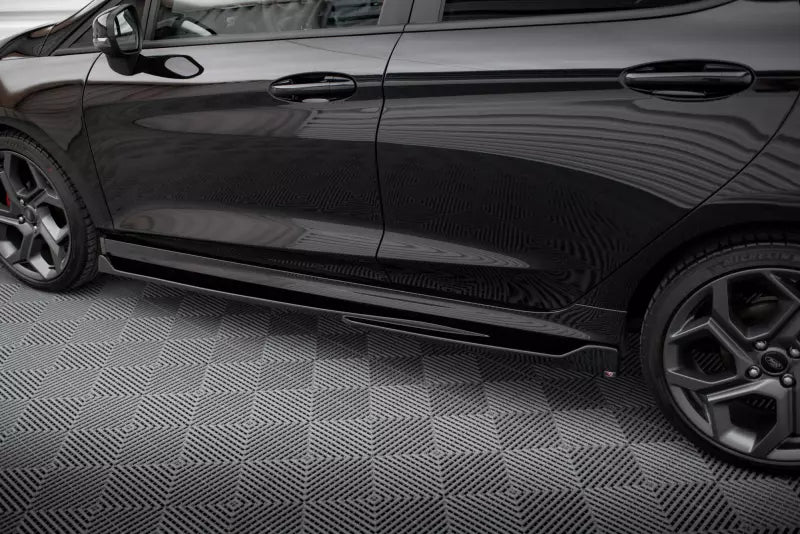 Maxton Design Seitenschweller (Paar) V.1 für Ford Fiesta ST Mk8 Hochglanz schwarz – Ansicht 3