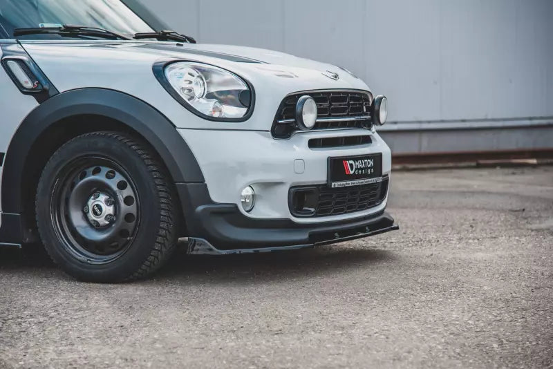 Maxton Design Frontlippe für Mini Countryman Mk1 JCW Hochglanz schwarz – Ansicht 2