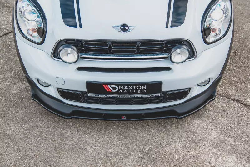Maxton Design Frontlippe für Mini Countryman Mk1 JCW Hochglanz schwarz – Ansicht 3