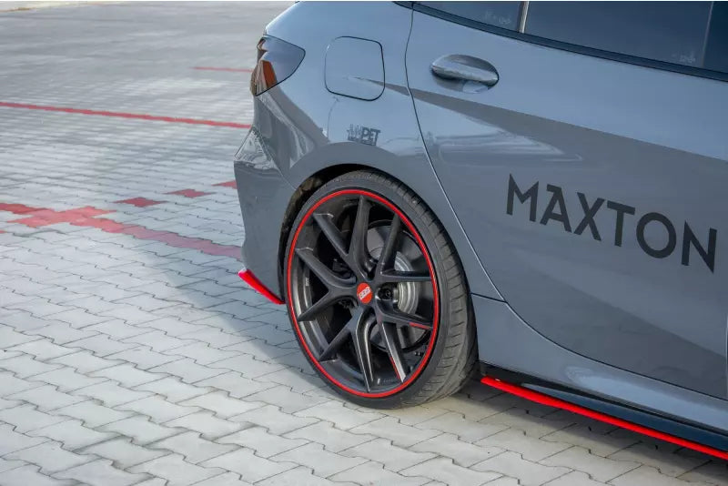Maxton Design Diffusor Flaps V.2 für BMW 1er F40 M Paket rot – Ansicht 2