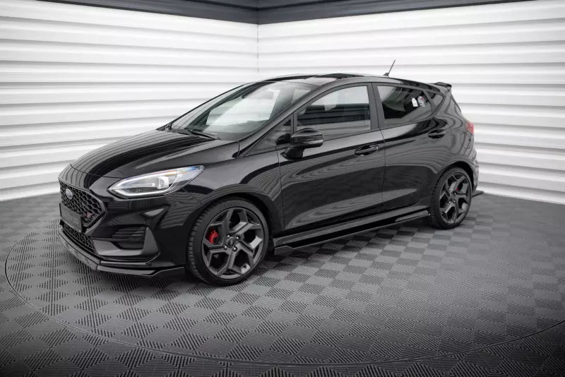 Maxton Design Seitenschweller (Paar) V.3 für Ford Fiesta ST / ST-Line Mk8 Hochglanz schwarz – Ansicht 2