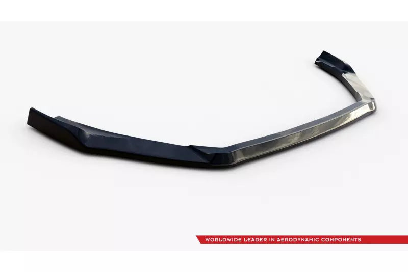 Maxton Design Frontlippe V.5 für Ford Fiesta ST / ST-Line Mk8 Hochglanz schwarz – Ansicht 4