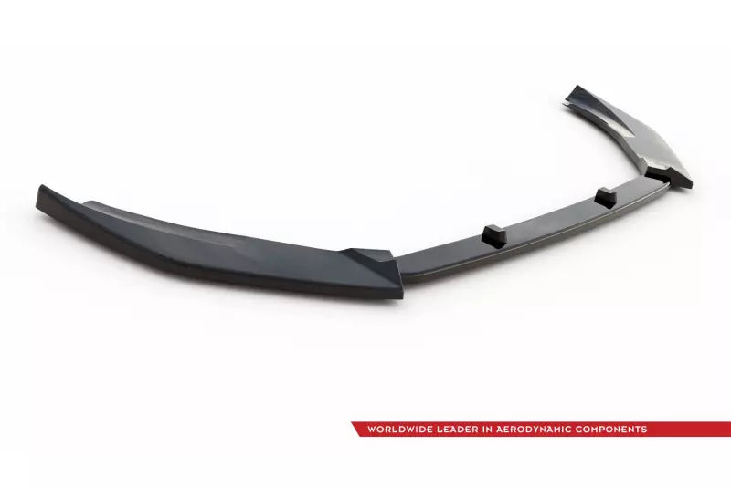 Maxton Design Frontlippe V.7 für Ford Fiesta ST / ST-Line Mk8 Hochglanz schwarz – Ansicht 4