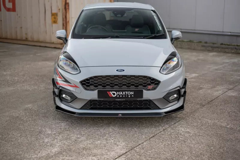 Maxton Design Scheinwerfer Blenden für Ford Fiesta ST / ST-Line / Standard Mk8 Hochglanz schwarz – Ansicht 2