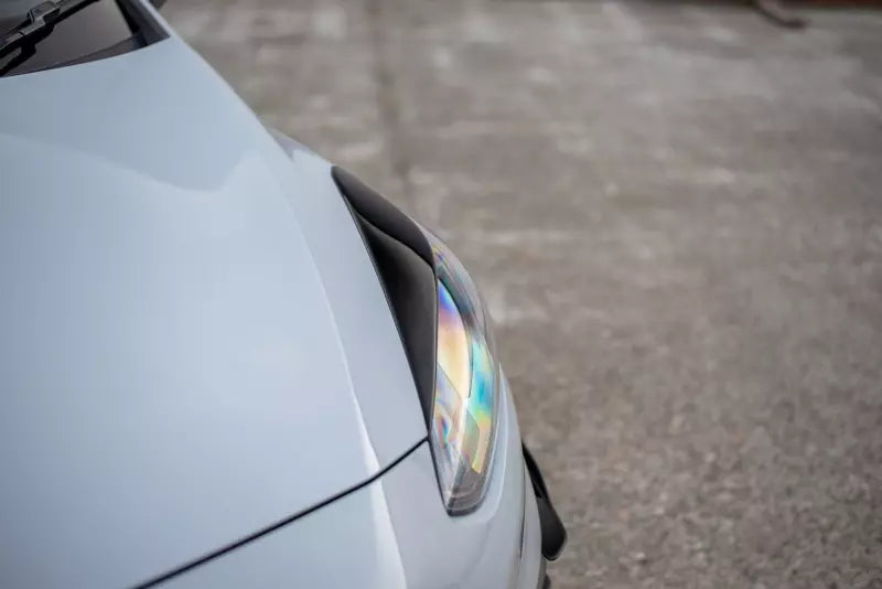 Maxton Design Scheinwerfer Blenden für Ford Fiesta ST / ST-Line / Standard Mk8 Hochglanz schwarz – Ansicht 3