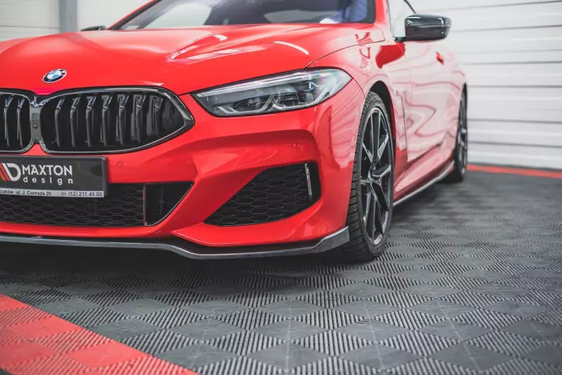 Maxton Design Frontlippe V.2 fürBMW 8er M-Paket Cabrio G14, Coupe G15, Grand Coupe G16 Hochglanz schwarz – Ansicht 3