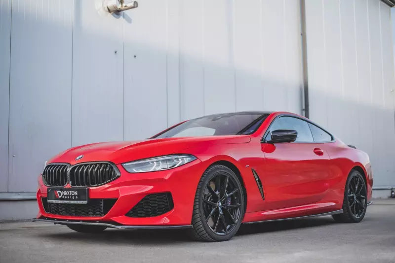 Maxton Design Seitenschweller (Paar) für BMW 8 Coupe M-Pack G15 / M8 F92 Hochglanz schwarz – Ansicht 2