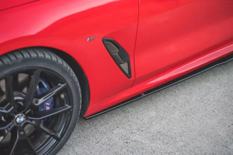 Maxton Design Seitenschweller (Paar) für BMW 8 Coupe M-Pack G15 / M8 F92 Hochglanz schwarz – Ansicht 4