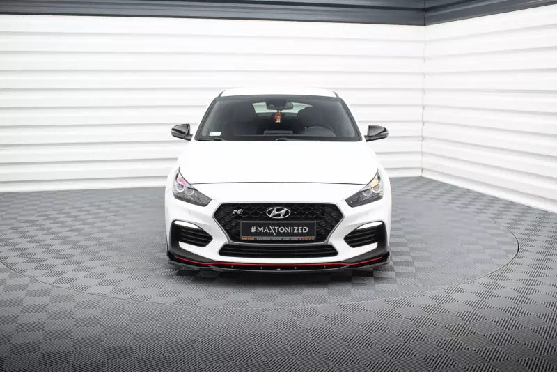 Maxton Design Frontlippe V.4 für Hyundai I30 N Mk3 Hatchback/ Fastback Hochglanz schwarz – Ansicht 2