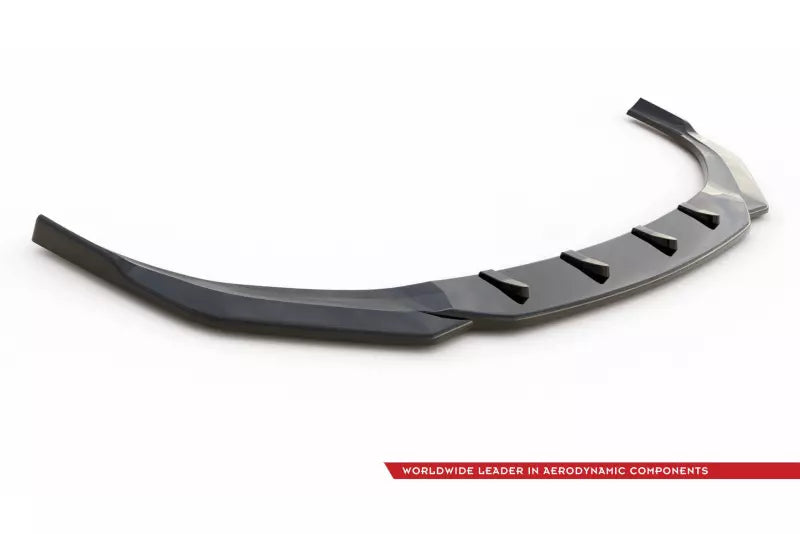 Maxton Design Frontlippe V.4 für Hyundai I30 N Mk3 Hatchback/ Fastback Hochglanz schwarz – Ansicht 4