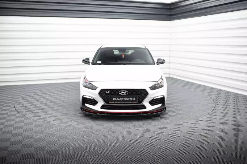 Maxton Design Frontlippe V.5 für Hyundai I30 N Mk3 Hatchback/ Fastback Hochglanz schwarz – Ansicht 2