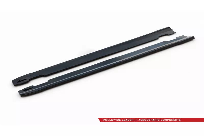 Maxton Design Seitenschweller (Paar) V.3 für Hyundai I30 N Mk3 Hatchback/ Fastback Hochglanz schwarz – Ansicht 4