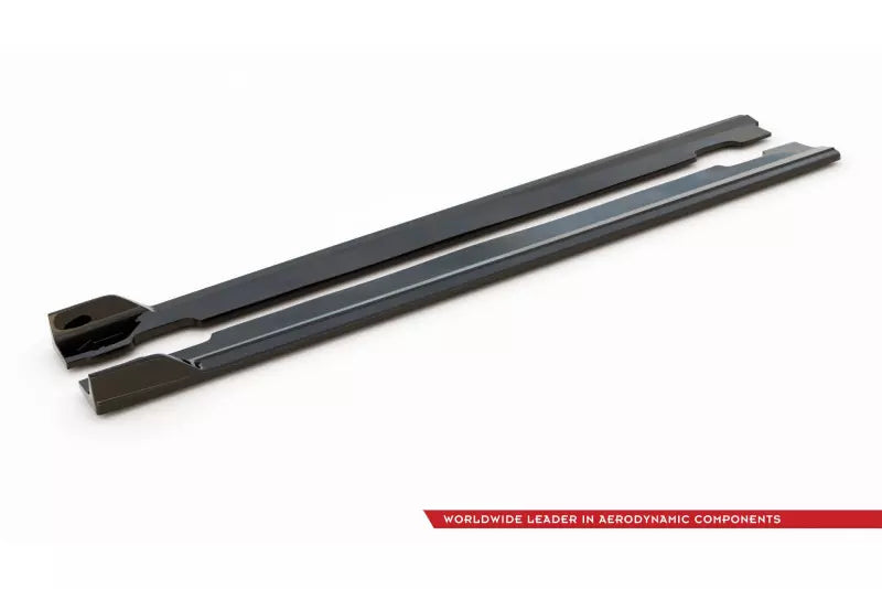 Maxton Design Seitenschweller (Paar) V.4 für Hyundai I30 N Mk3 Hatchback/ Fastback Hochglanz schwarz – Ansicht 4