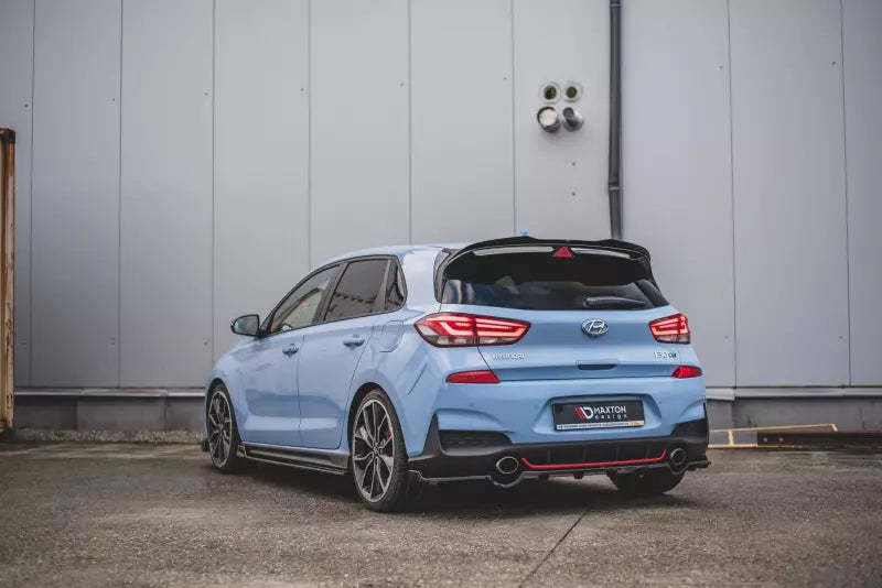 Maxton Design Heckdiffusor DTL Look für Hyundai I30 N Mk3 Hatchback Hochglanz schwarz – Ansicht 2