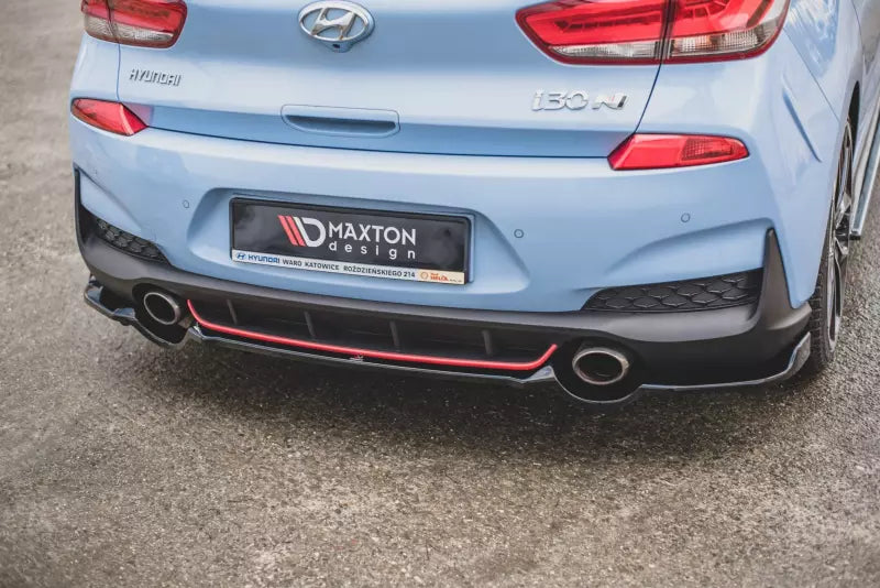 Maxton Design Heckdiffusor DTL Look für Hyundai I30 N Mk3 Hatchback Hochglanz schwarz – Ansicht 4