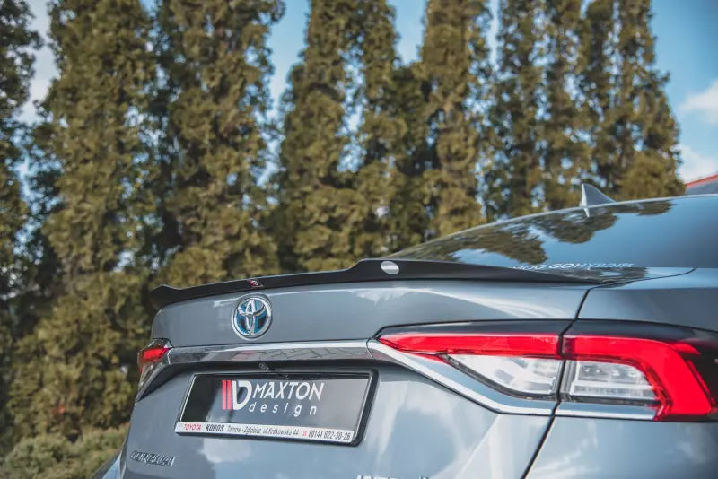 Maxton Design Heckspoiler Lippe für Toyota Corolla XII E210 Limo Hochglanz schwarz – Ansicht 1