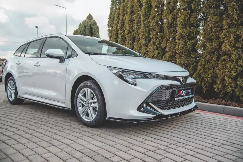 Maxton Design Seitenschweller (Paar) für Toyota Corolla XII E210 Touring Sports Hochglanz schwarz – Ansicht 1