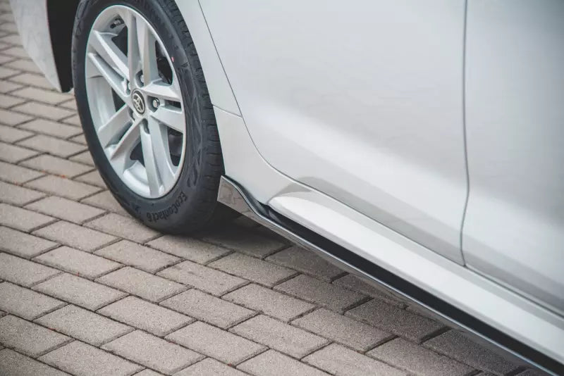 Maxton Design Seitenschweller (Paar) für Toyota Corolla XII E210 Touring Sports Hochglanz schwarz – Ansicht 4