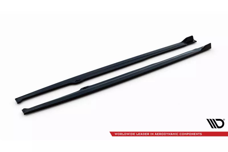 Maxton Design Seitenschweller (Paar) für Toyota Corolla XII E210 Hatchback Hochglanz schwarz – Ansicht 4