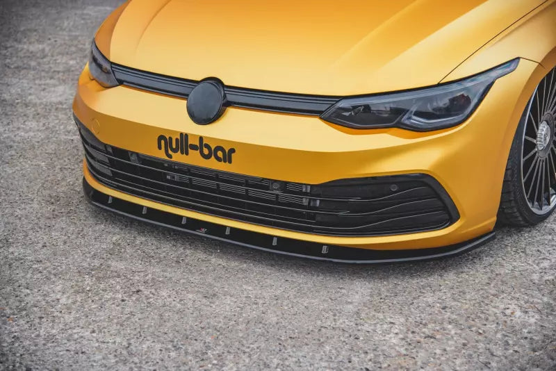 Maxton Design Frontlippe V.1 für VW Golf 8 Standard Hochglanz schwarz – Ansicht 2