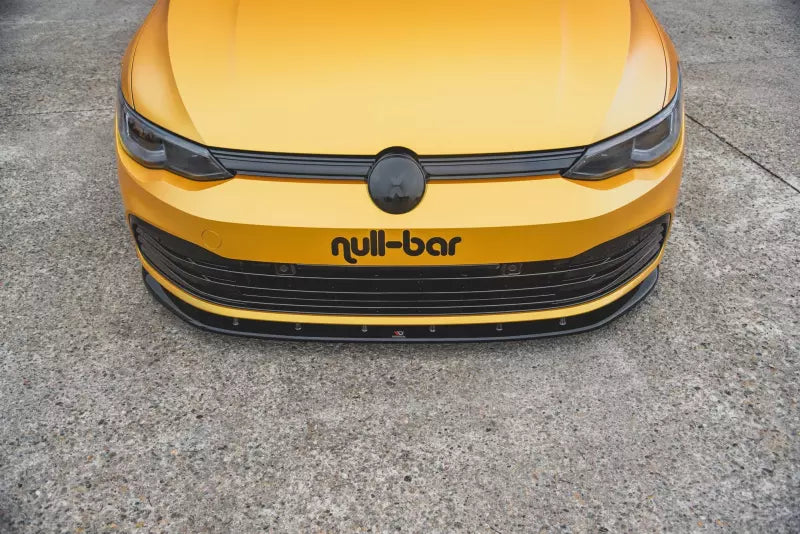Maxton Design Frontlippe V.1 für VW Golf 8 Standard Hochglanz schwarz – Ansicht 3
