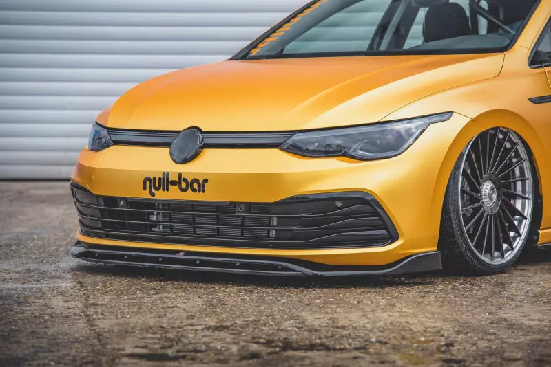 Maxton Design Frontlippe V.2 für VW Golf 8 Standard Hochglanz schwarz – Ansicht 2