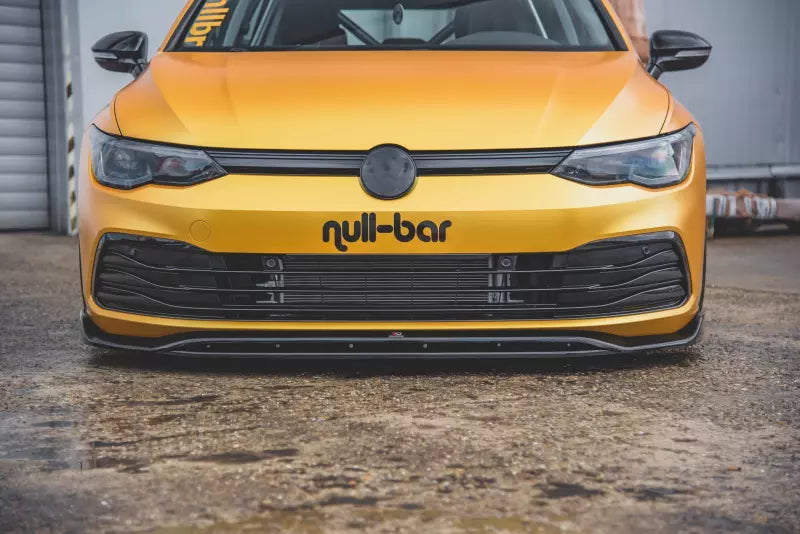 Maxton Design Frontlippe V.2 für VW Golf 8 Standard Hochglanz schwarz – Ansicht 4