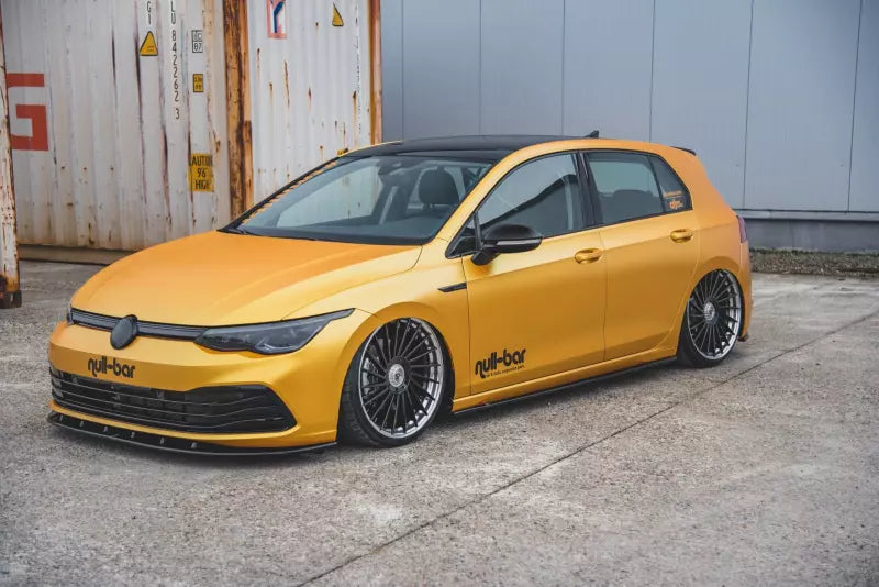 Maxton Design Seitenschweller (Paar) V.1 für VW Golf 8 Standard Hochglanz schwarz – Ansicht 1