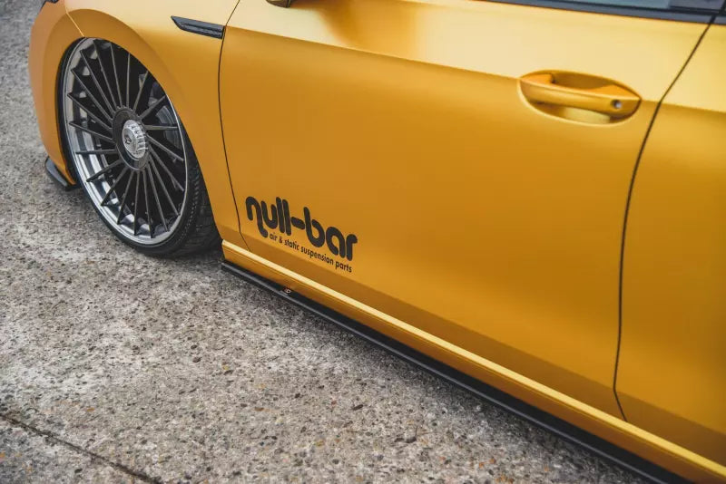 Maxton Design Seitenschweller (Paar) V.1 für VW Golf 8 Standard Hochglanz schwarz – Ansicht 2