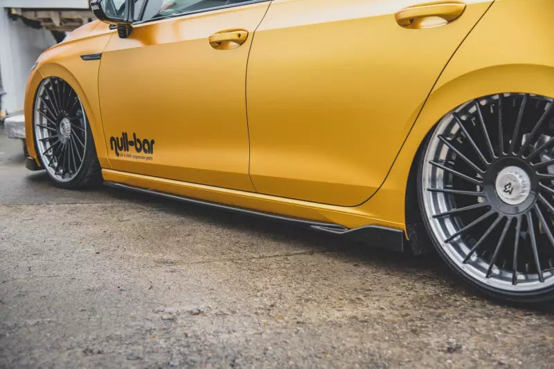 Maxton Design Seitenschweller (Paar) V.2 für VW Golf 8 Standard Hochglanz schwarz – Ansicht 4