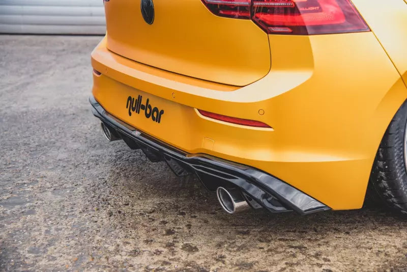 Maxton Design Heckdiffusor GTI Look für VW Golf 8 Standard Hochglanz schwarz – Ansicht 4