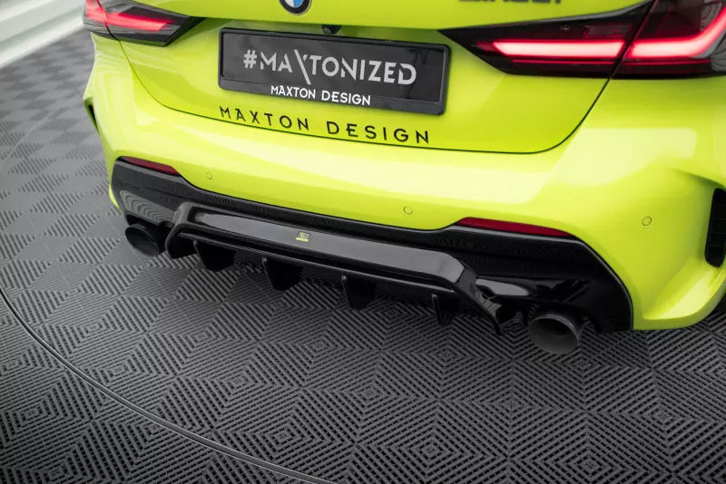 Maxton Design Heckdiffusor V.1 für BMW 1er F40 M Paket / M135i Hochglanz schwarz – Ansicht 2