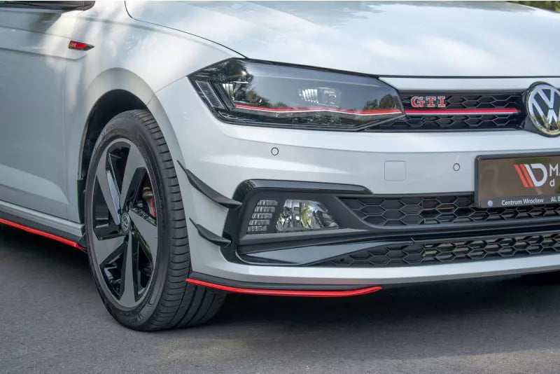Maxton Design Stoßstangen Flaps Wings für VW Polo 6 GTI – Ansicht 1