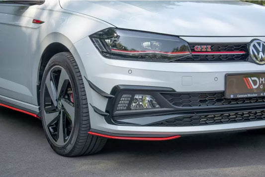 Maxton Design Stoßstangen Flaps Wings für VW Polo 6 GTI – Ansicht 1