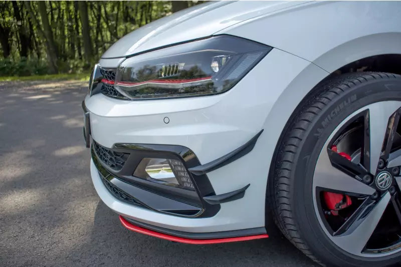 Maxton Design Stoßstangen Flaps Wings für VW Polo 6 GTI – Ansicht 2