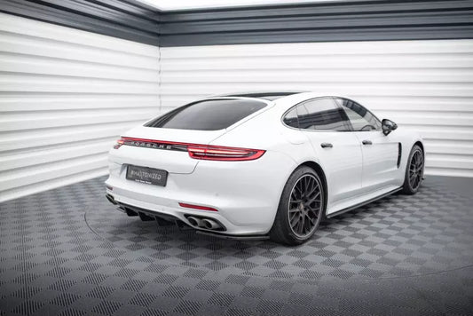 Maxton Design Heckdiffusor für Porsche Panamera Turbo / GTS 971 Hochglanz schwarz – Ansicht 1