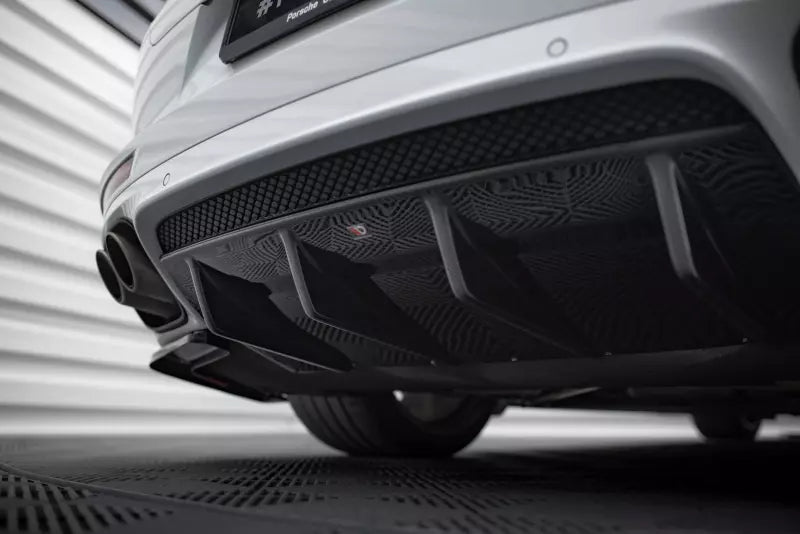 Maxton Design Heckdiffusor für Porsche Panamera Turbo / GTS 971 Hochglanz schwarz – Ansicht 3
