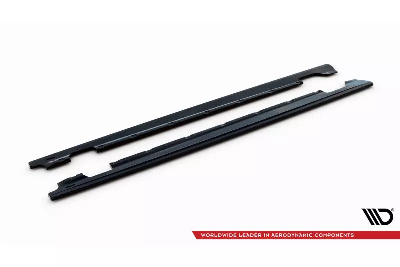 Maxton Design Seitenschweller (Paar) für Porsche Panamera Turbo / GTS 971 Hochglanz schwarz – Ansicht 4