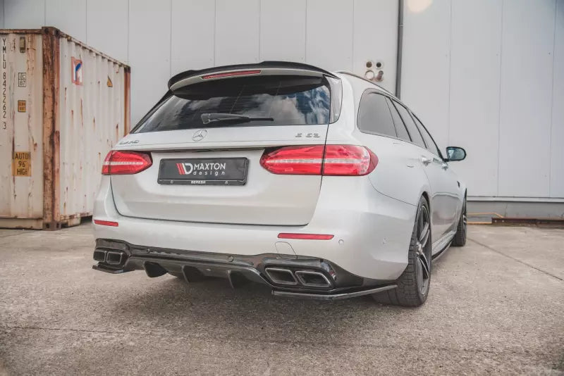 Maxton Design Heckspoiler Lippe für Mercedes E63 AMG Kombi S213 Hochglanz schwarz – Ansicht 2