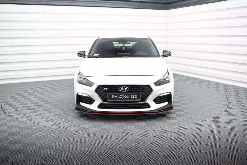 Maxton Design Street Pro Frontlippe V.2 für Hyundai I30 N Mk3 Hatchback / Fastback schwarz – Ansicht 2