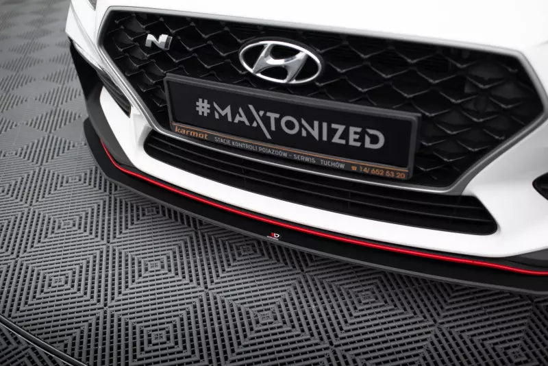 Maxton Design Street Pro Frontlippe V.2 für Hyundai I30 N Mk3 Hatchback / Fastback schwarz – Ansicht 3