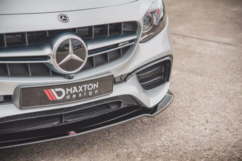 Maxton Design Frontlippe V.1 für Mercedes E63 AMG Kombi/Limo S213/W213 Hochglanz schwarz – Ansicht 3