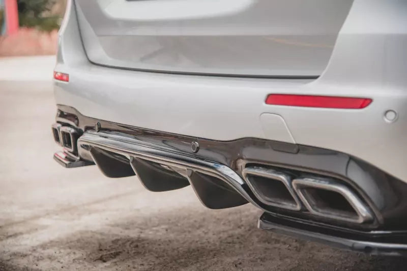 Maxton Design Heckdiffusor für Mercedes E63 AMG Kombi S213 Hochglanz schwarz – Ansicht 2