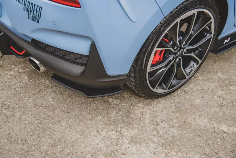 Maxton Design Street Pro Diffusor Flaps für Hyundai I30 N Mk3 Hatchback matt schwarz – Ansicht 1