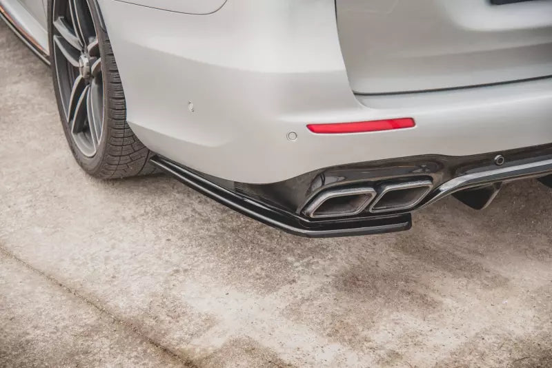 Maxton Design Diffusor Flaps für Mercedes E63 AMG Kombi S213 Hochglanz schwarz – Ansicht 1