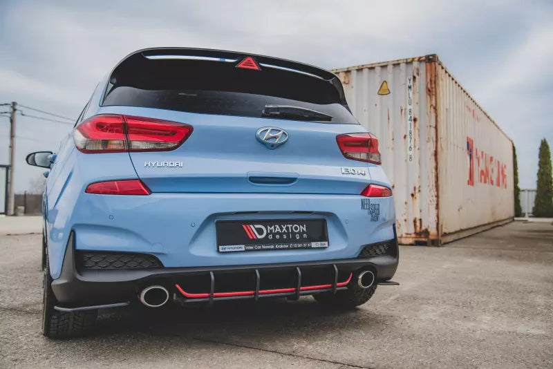 Maxton Design Street Pro Heckdiffusor V.2 für Hyundai I30 N Mk3 Hatchback matt schwarz – Ansicht 2