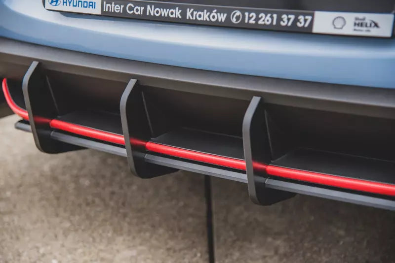 Maxton Design Street Pro Heckdiffusor V.2 für Hyundai I30 N Mk3 Hatchback matt schwarz – Ansicht 4